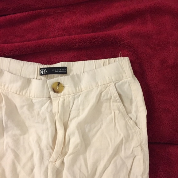 Zara ankle tie cargo pants size Xs - Picture 7 of 8